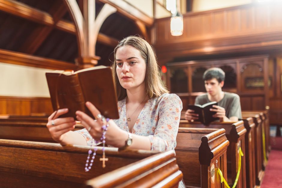 Person reflecting on spiritual growth