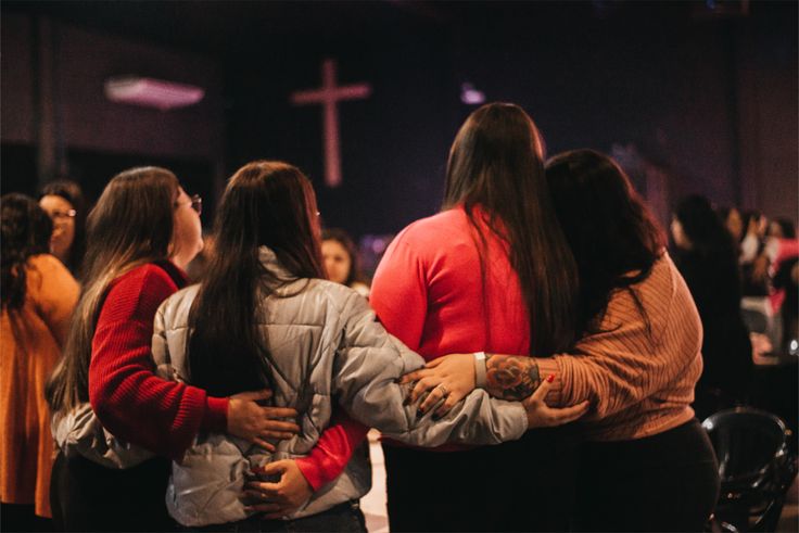 Religious community in church